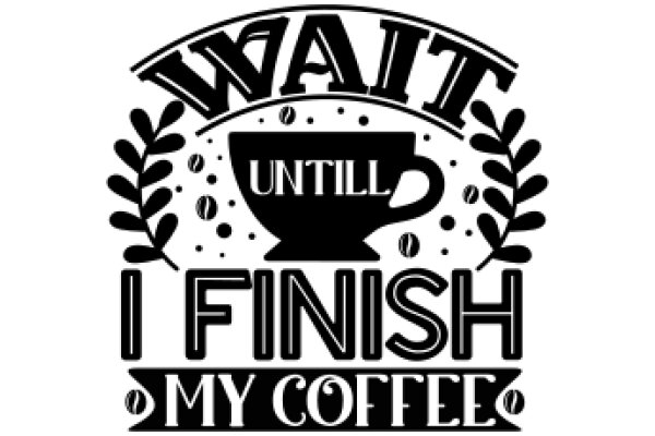 Wait Until I Finish My Coffee: A Daily Affirmation for Coffee Lovers