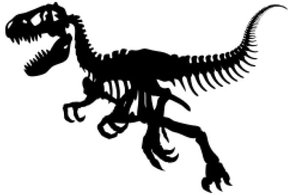 Silhouette of a T-Rex: A Classic Symbol of Prehistoric Power