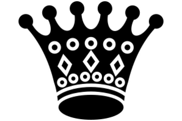 Monochrome Crown Icon: A Symbol of Royalty and Power