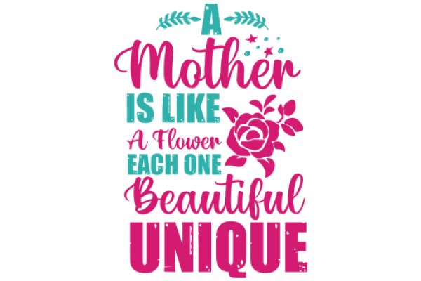 A Mother's Love: A Flowery Tribute to the Beauty of Motherhood