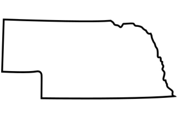 Simplified Map of a State: A Graphical Representation of a State's Boundaries