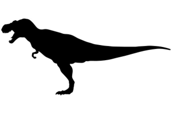 Silhouette of a T-Rex: A Classic Symbol of Prehistoric Life