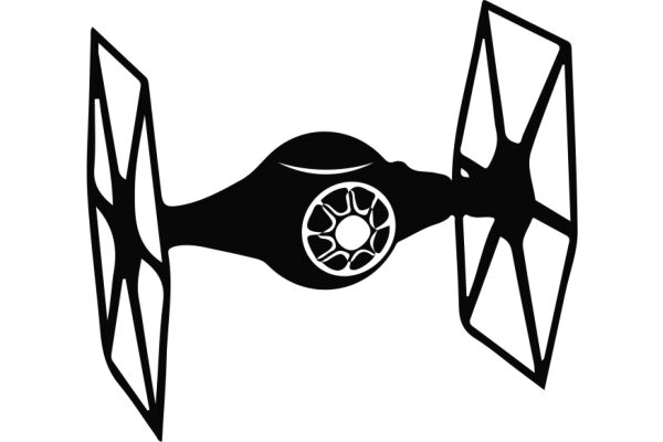 Stylish Black Tie-Fighter Design