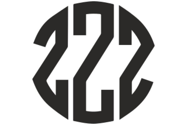 Stylized Black Logo with Number 22