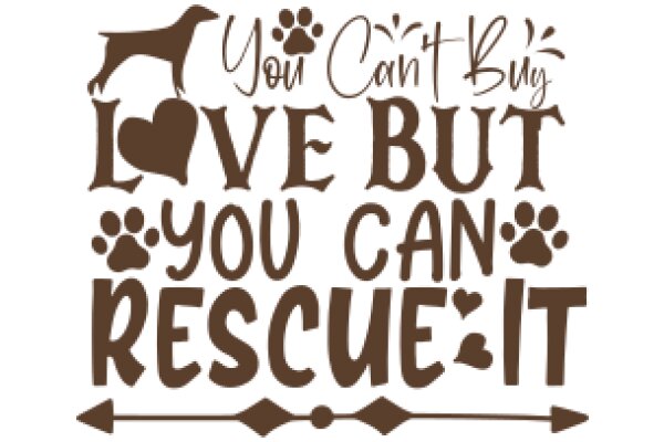 A Playful Dog-Lover's Motto: 'You Can't Buy Love, But You Can Rescue It'