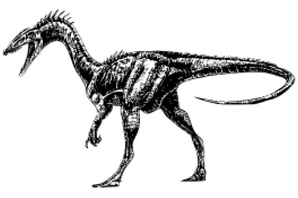 A Classic Illustration of a Velociraptor