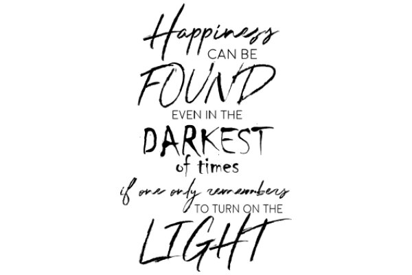 Inspirational Quote: Happiness and the Power of Light