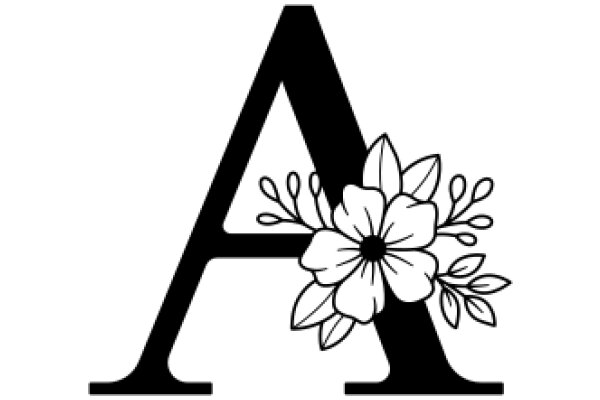 A Flowery Letter 'A' in