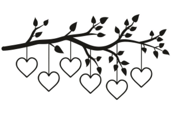 Elegant Tree with Heart-Shaped Leaves