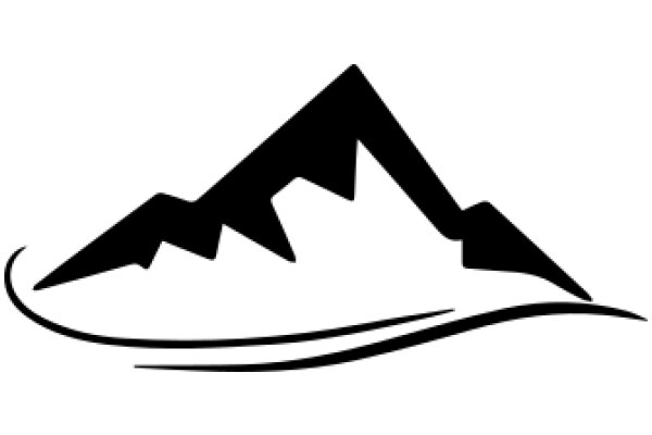 Stylized Mountain Icon