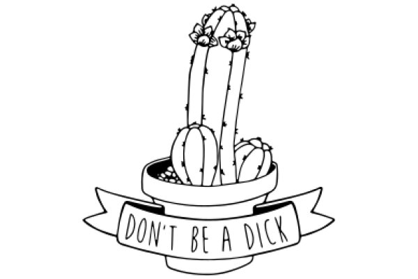 Don't Be a Dick: A Cactus-themed Reminder to Be Kind