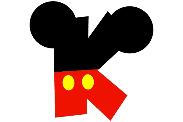 Stylized Mickey Mouse Ear Logo