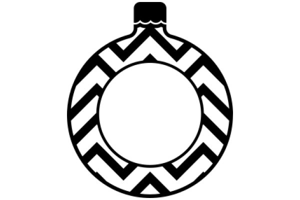 Stylized Christmas Ornament with Design