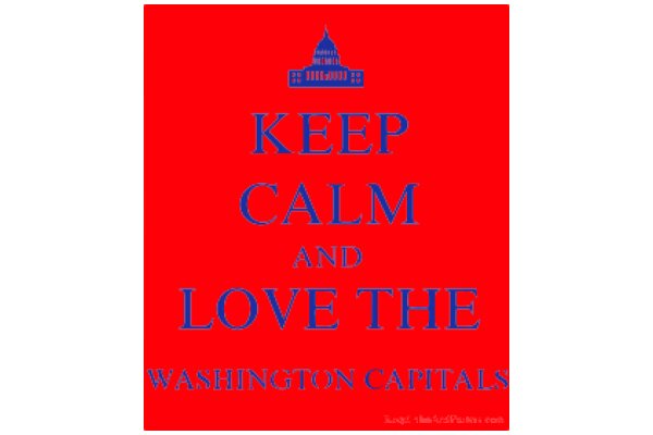 Keep Calm and Love the Washington Capitals