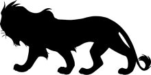 The Silhouette of a Lion: A Symbol of Strength and Courage