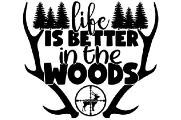 Life's Better in the Woods: A Deer Hunting Motto