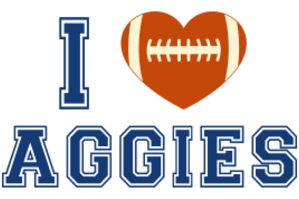 I ❤️ Football and Agies: A Heartwarming Display of College Spirit