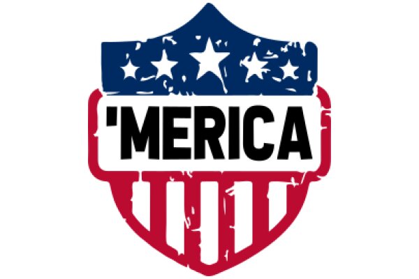 United States of America 'MERICA' Logo