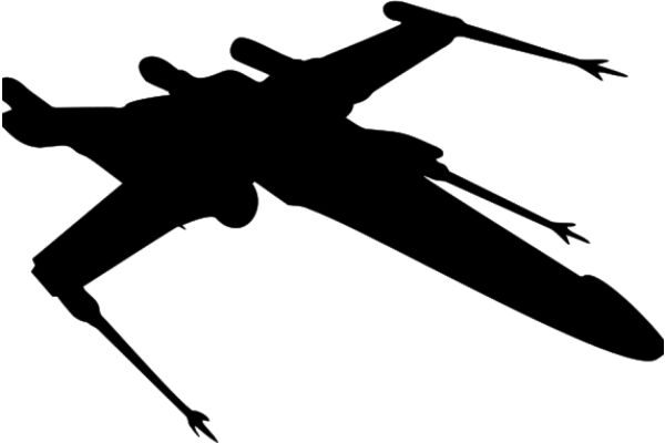 Silhouette of a Star Wars TIE Interceptor