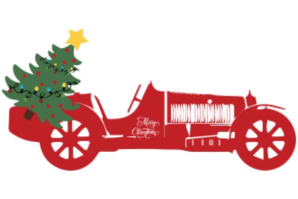 Merry Christmas: A Classic Car Decoration