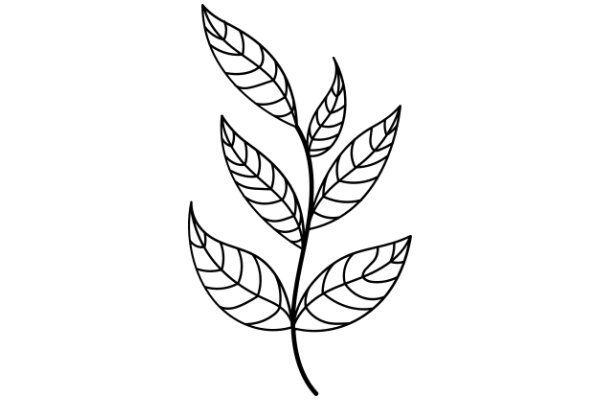 Stylized Leaf Design