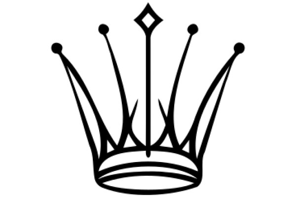 Elegant Crown Icon in