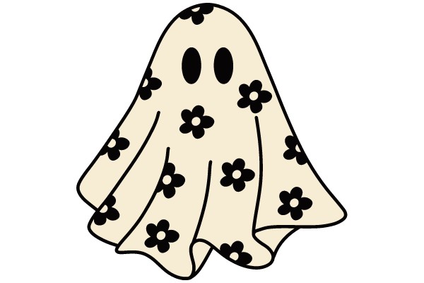 A Whimsical Halloween: The Ghost with a Flowery Dress