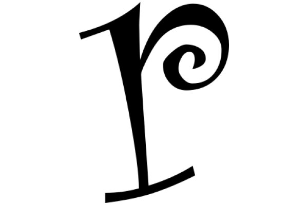 Stylized Letter 'R' in