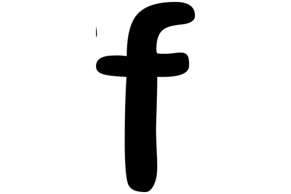 Digital Art: A Pixelated Letter 'F'