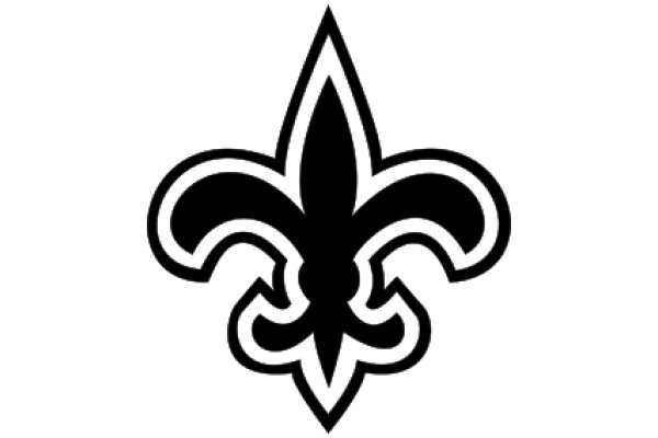 Stylized Logo of a Fleur-de-Lis