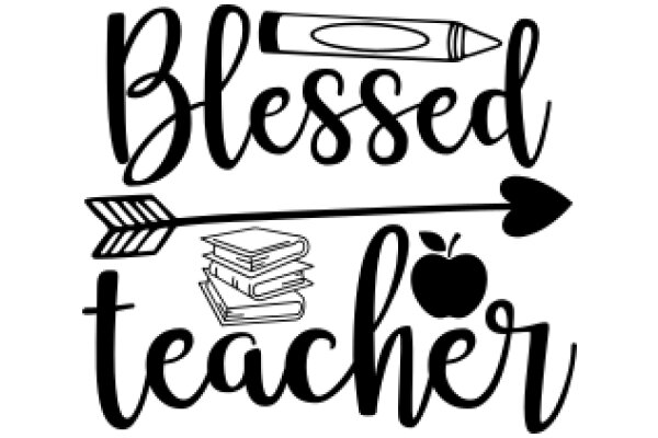 Blessed Teacher: A Graphic Design with a Message of Appreciation and Encouragement