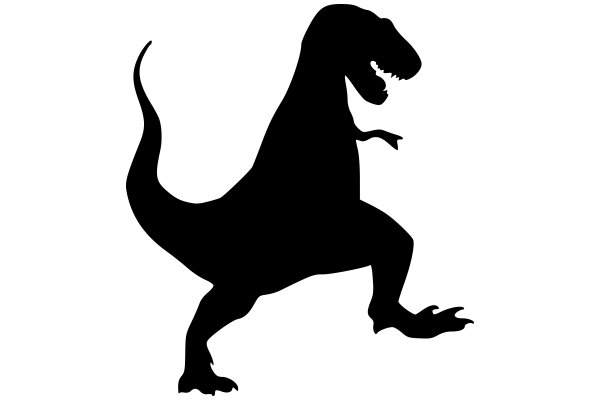 Silhouette of a T-Rex: A Classic Icon of Prehistoric Life