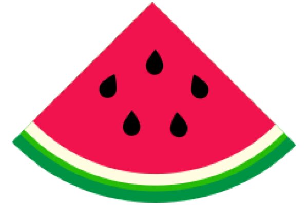 Vibrant Watermelon Logo with a Drop of Water