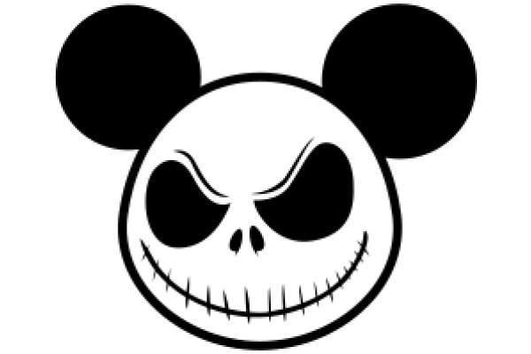 Minimalist Mickey Mouse Logo