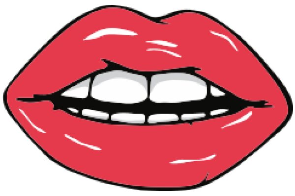 Vivid Red Lipstick Illustration