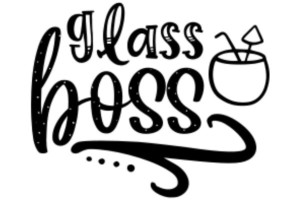 Hand-Drawn Logo for a Boutique Glassware Store