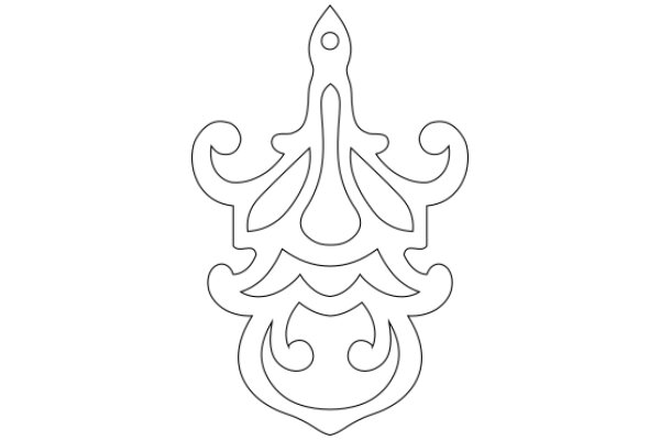 Stylized Octopus Design in