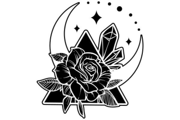 Moonlit Rose: A Symbol of Love and Mystery