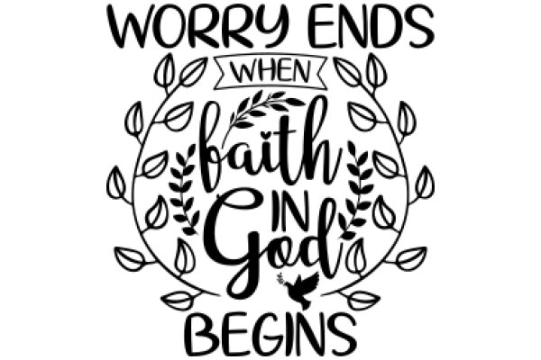 Worry Ends When Faith in God Begins