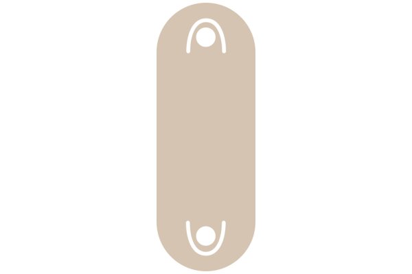 A Simple, Solid Beige Icon