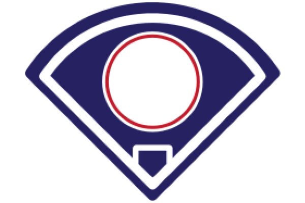 Stylized Baseball Logo with a Modern Twist