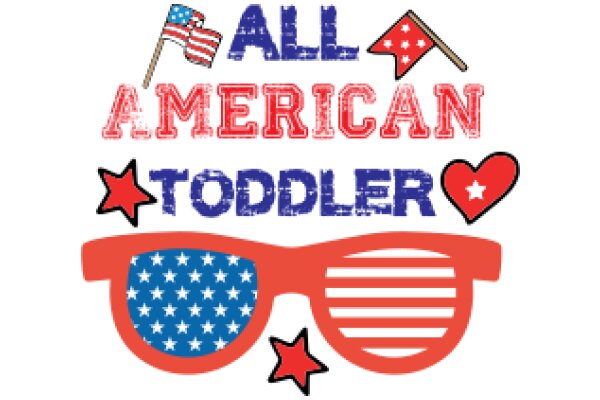 All American Toddler: A Patriotic Celebration of Youth and Freedom