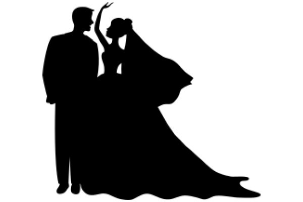 A Silhouette of Romance: A Couple's Dance