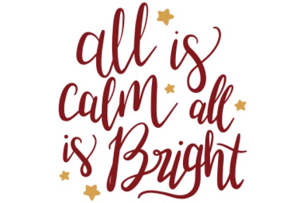 Inspirational Quote: Embrace Calm and Brightness