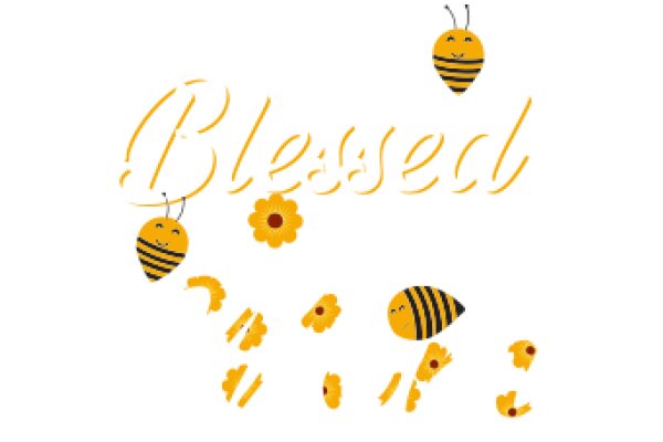 Blessed: A Delightful Collection of Bee and Flower Emojis