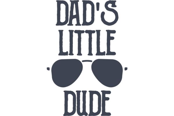 Dad's Little Dude: A Playful Tribute to Fatherhood