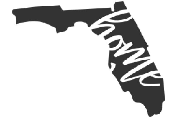 Stylized Florida State Outline with Handwritten Text