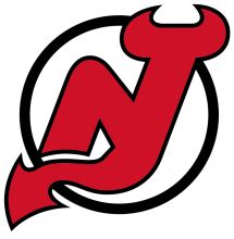 Vivid Red and Black Logo of the New Jersey Devils