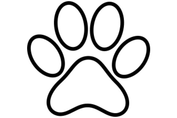 Simplistic Paw Print Design