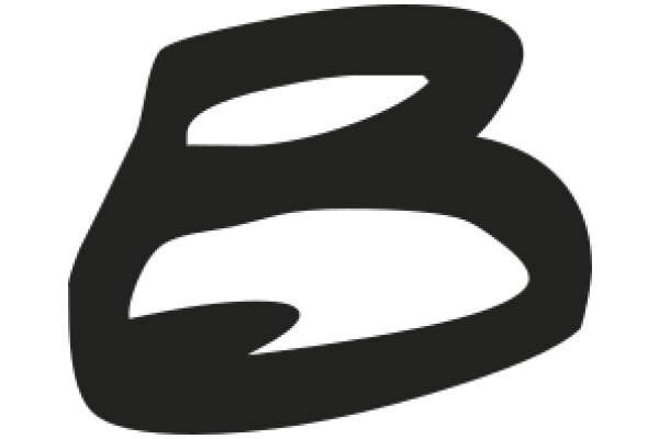 Stylized Black Letter 'B'